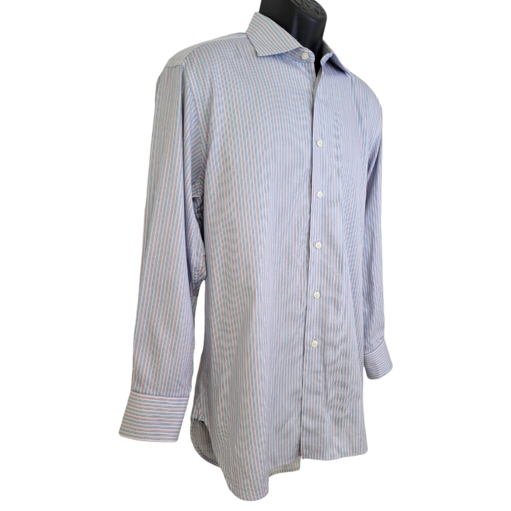 Charles Tyrwhitt Striped Long Sleeve Button Down Dress Shirt sz 16/33